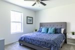 second upstairs bedroom with King bed 